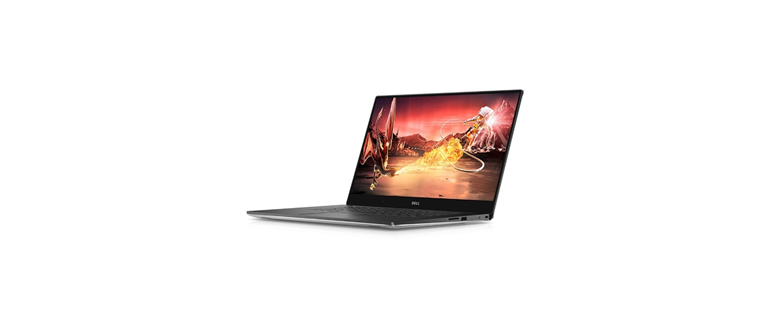 Laptop - Dell XPS 15 on white background