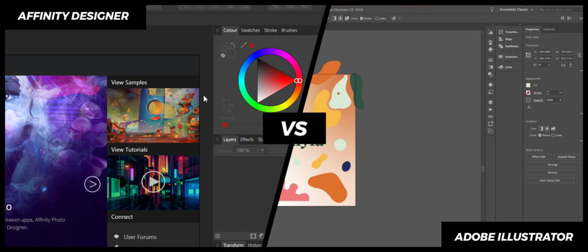 Affinity Designer vs Adobe Illustrator featured image