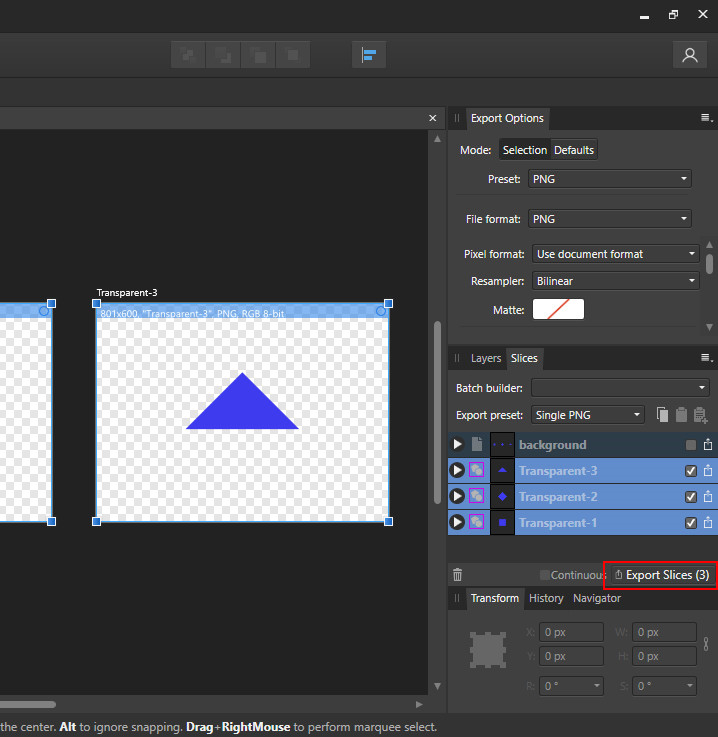 How To Make a Transparent Background In Affinity Designer - DesignyUp