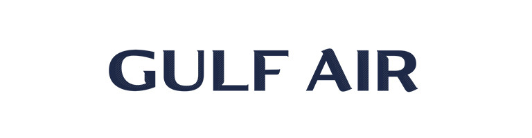 gulf air typography close up