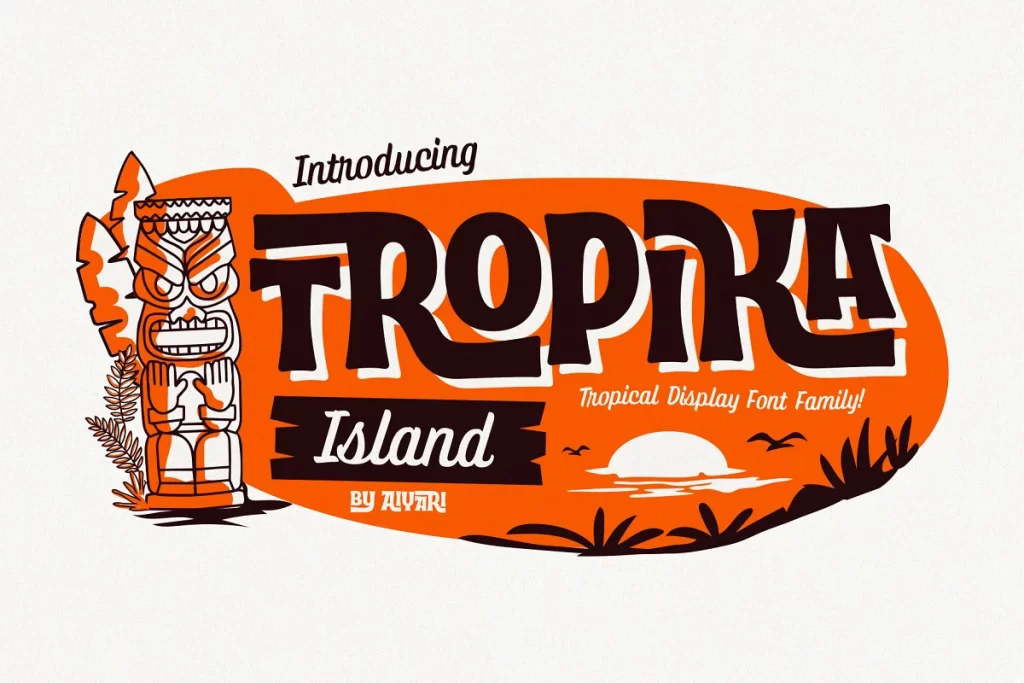 Tropika Island typeface